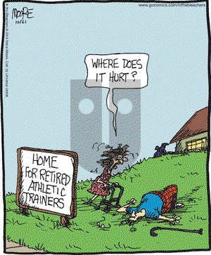 In the Bleachers on Tuesday October 21, 2014 Comic Strip