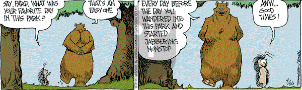 The Grizzwells on Thursday April 26, 2018 Comic Strip