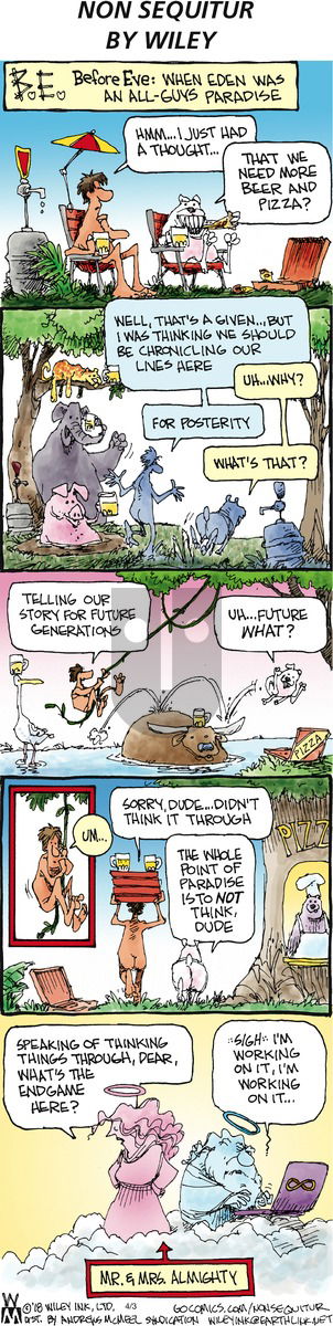 Non Sequitur - Sunday April 3, 2022 Comic Strip