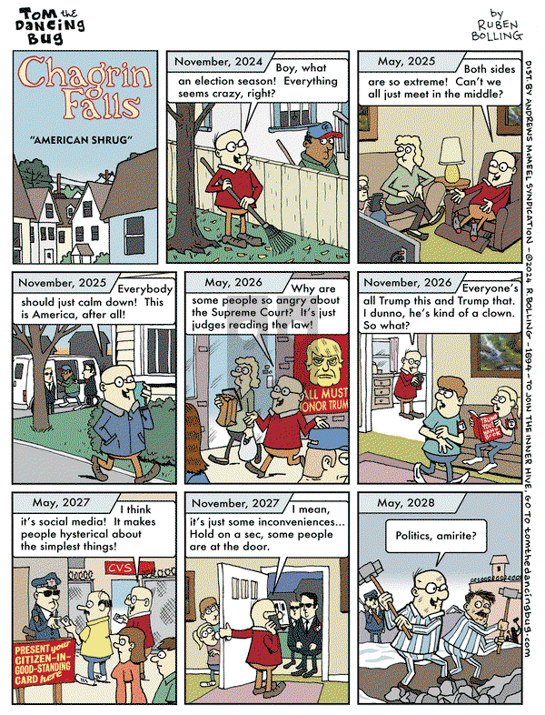 Tom the Dancing Bug - Friday July 12, 2024 Comic Strip