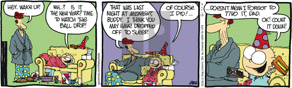 The Buckets on Tuesday January 1, 2013 Comic Strip