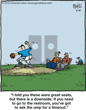In the Bleachers - Thursday March 18, 2010 Comic Strip