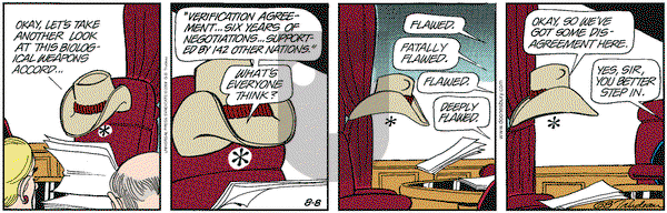 Doonesbury on Wednesday August 8, 2001 Comic Strip
