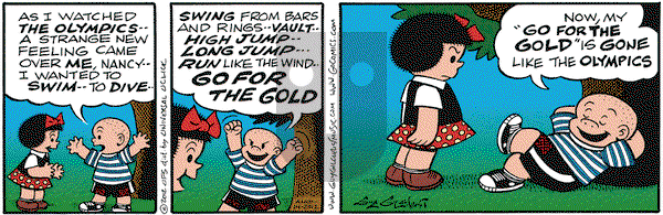 Nancy on Tuesday August 14, 2012 Comic Strip