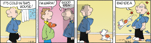 Drabble on Thursday January 18, 2018 Comic Strip