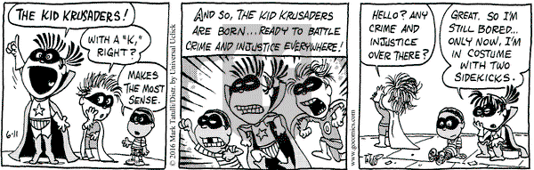 Heart of the City on Saturday June 11, 2016 Comic Strip