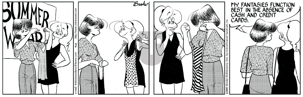 9 Chickweed Lane - Tuesday July 3, 2001 Comic Strip