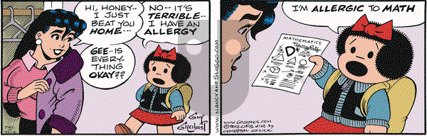 Nancy on Monday December 10, 2012 Comic Strip