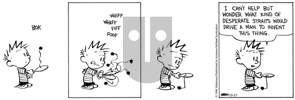 Calvin and Hobbes on Tuesday October 21, 2025 Comic Strip