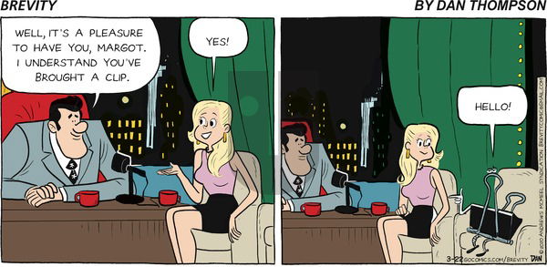Brevity on Sunday March 22, 2020 Comic Strip