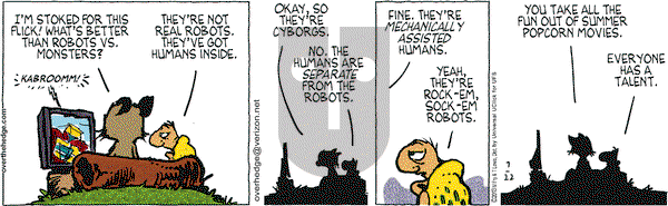 Over the Hedge on Monday July 22, 2013 Comic Strip