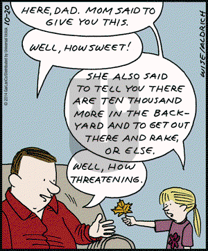 Real Life Adventures on Monday October 20, 2014 Comic Strip