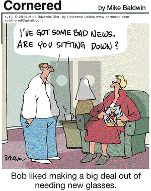 Cornered on Wednesday January 15, 2014 Comic Strip