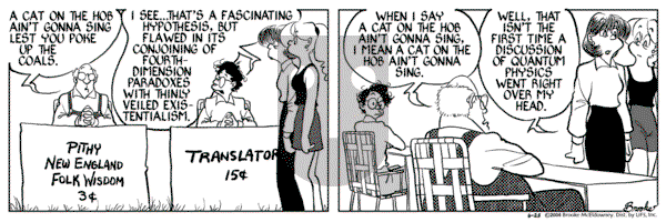 9 Chickweed Lane on Friday June 25, 2004 Comic Strip