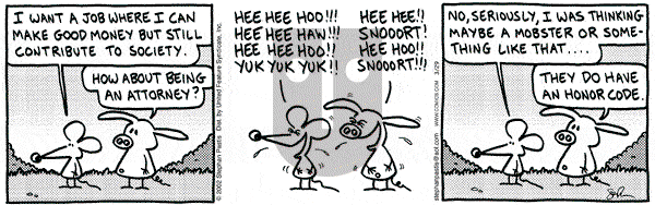 Pearls Before Swine on Friday March 29, 2002 Comic Strip