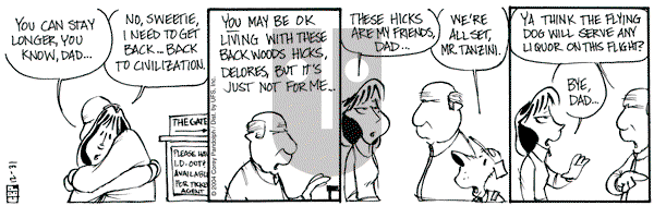Barkeater Lake on Saturday August 4, 2012 Comic Strip