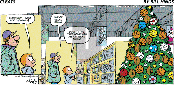 Cleats - Sunday December 19, 2004 Comic Strip