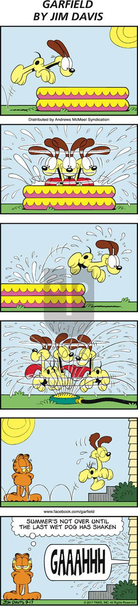 Garfield on Sunday September 17, 2017 Comic Strip