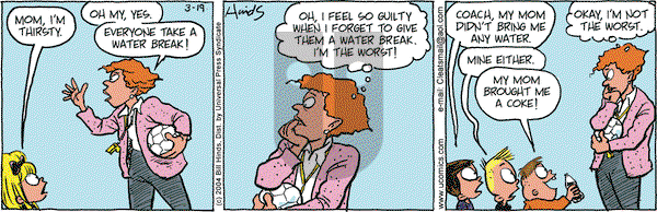 Cleats on Friday March 19, 2004 Comic Strip