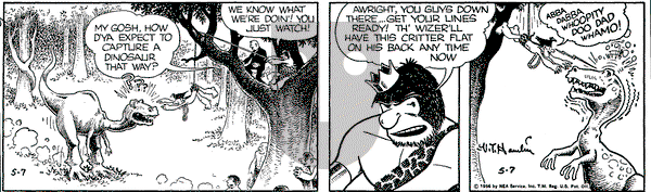 Alley Oop on Monday May 7, 1956 Comic Strip