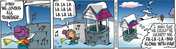 Rose is Rose on Saturday December 24, 2011 Comic Strip