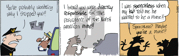 The Knight Life on Wednesday August 12, 2015 Comic Strip