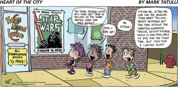 Heart of the City on Sunday July 30, 2006 Comic Strip