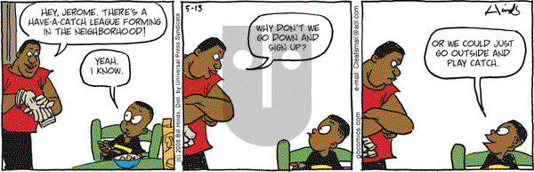 Cleats on Tuesday May 13, 2008 Comic Strip