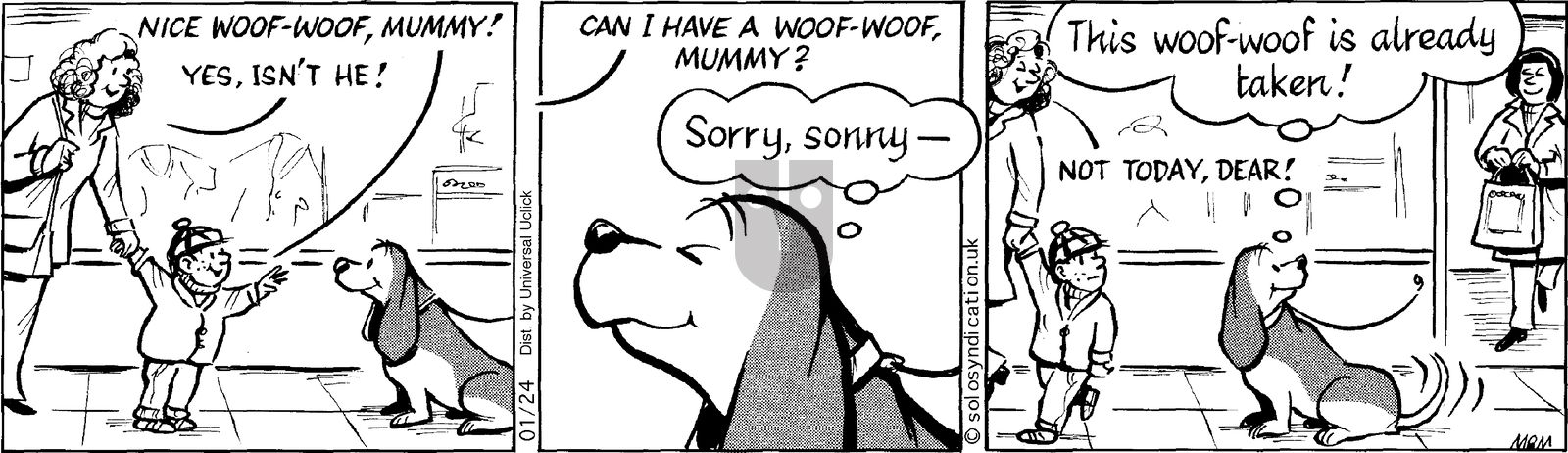 Fred Basset on Friday January 24, 2014 Comic Strip