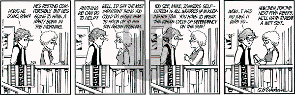 Doonesbury on Tuesday July 21, 1981 Comic Strip