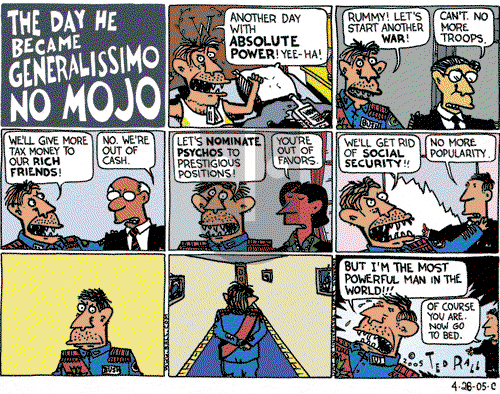 Ted Rall on Monday May 2, 2005 Comic Strip