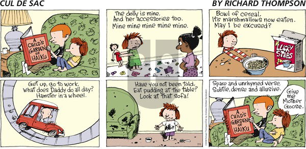 Cul de Sac on Sunday July 1, 2018 Comic Strip