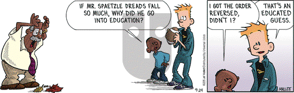 Frazz on Thursday September 24, 2015 Comic Strip