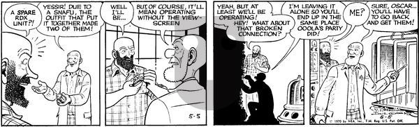 Alley Oop on Tuesday May 5, 1970 Comic Strip
