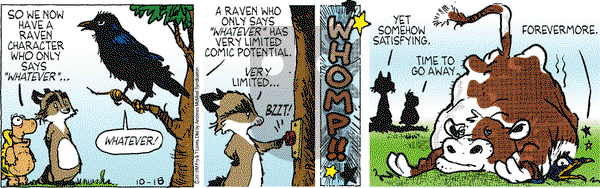 Over the Hedge on Thursday October 18, 2018 Comic Strip