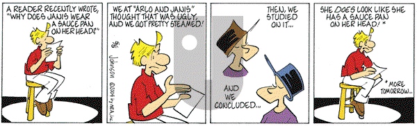 Arlo and Janis on Wednesday May 5, 2004 Comic Strip
