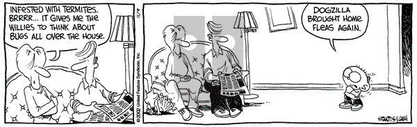 The Buckets on Saturday November 9, 2002 Comic Strip