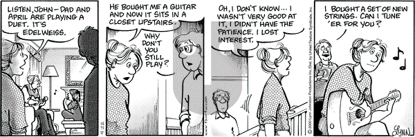 For Better or For Worse on Saturday April 22, 2000 Comic Strip