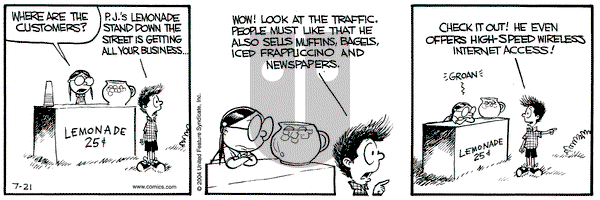 Grand Avenue - Wednesday July 21, 2004 Comic Strip
