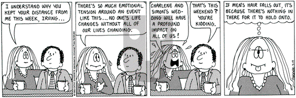 Cathy Classics on Friday March 19, 1993 Comic Strip