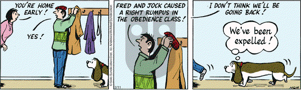 Fred Basset on Tuesday February 11, 2020 Comic Strip