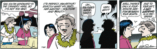 Doonesbury on Saturday July 24, 1999 Comic Strip