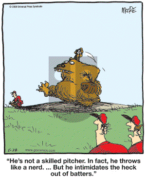 In the Bleachers - Wednesday May 28, 2008 Comic Strip