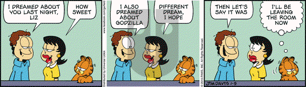 Garfield on Friday January 9, 2015 Comic Strip