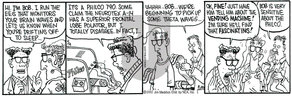 Monty on Tuesday April 9, 2002 Comic Strip