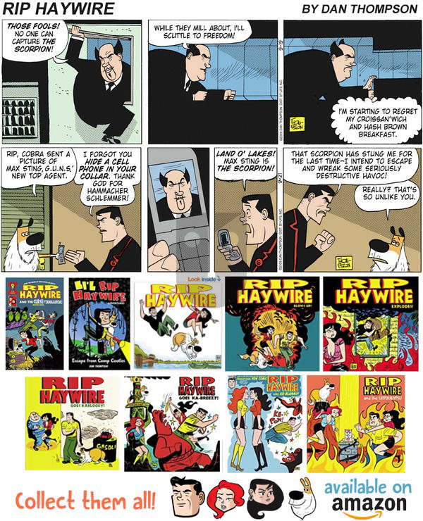 Rip Haywire on Sunday November 18, 2018 Comic Strip