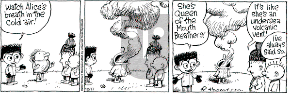 Cul de Sac on Monday December 17, 2007 Comic Strip