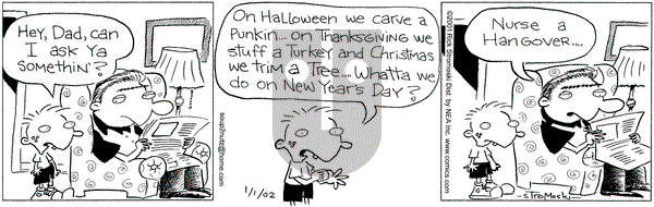 Soup to Nutz - Old on Tuesday January 1, 2002 Comic Strip