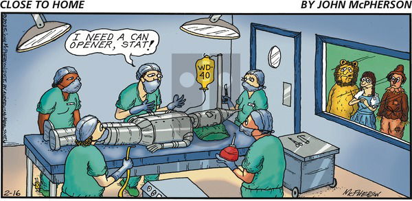 Close to Home on Sunday February 16, 2025 Comic Strip