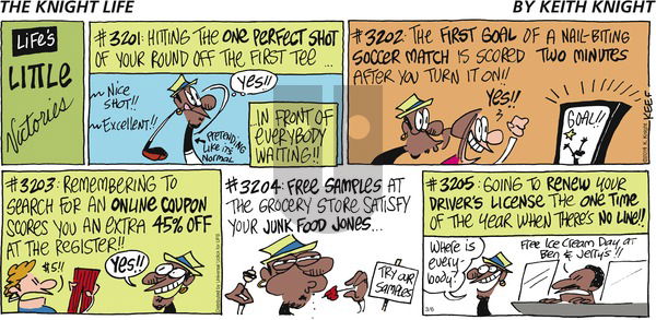 The Knight Life on Sunday March 6, 2016 Comic Strip